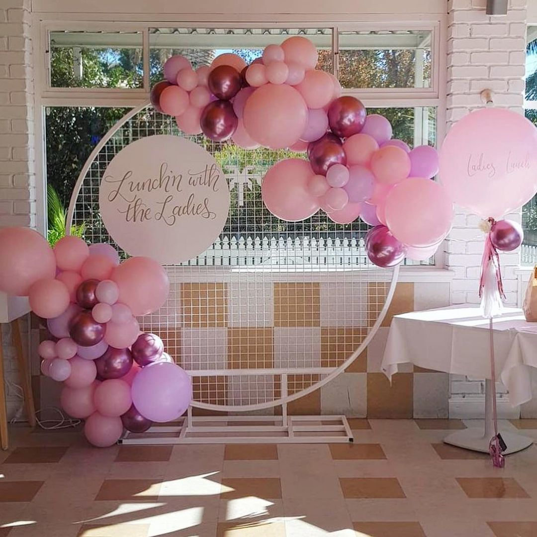 Balloon garlands, Balloons, Flower Wall, Wedding Florists | Hayley's Flower Shop