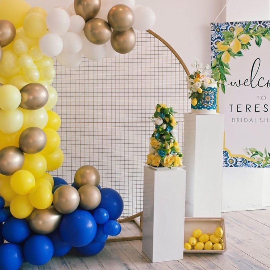 Balloon garlands, Event Planner, Flower Wall | Tiny Creatures & Co