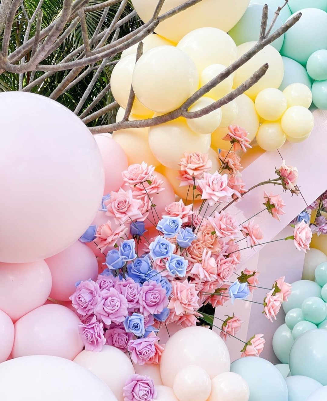 Balloon garlands, Wedding Decorations | Touch of heaven events