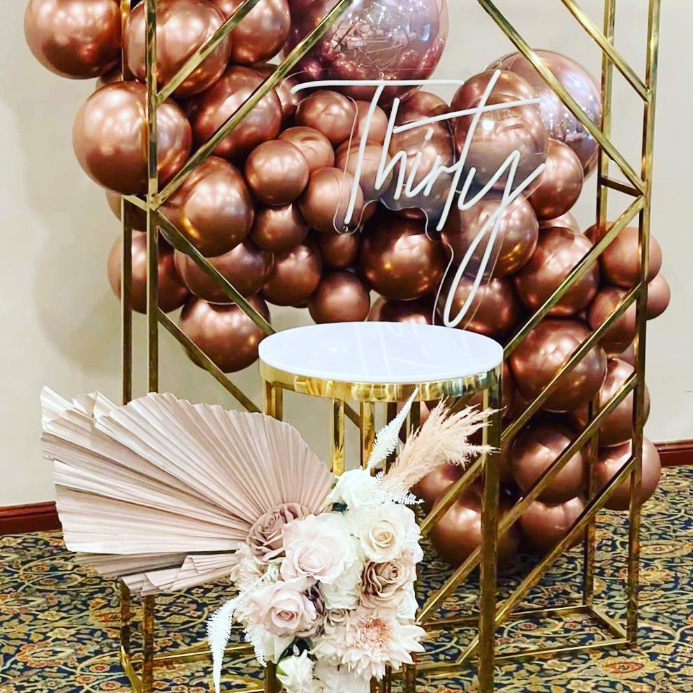 Balloon garlands, Wedding Decorations | Touch of heaven events